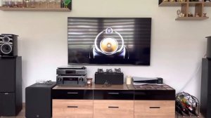 Wharfedale Diamond 11.1 (no subwoofer) only stereo. Room 25m[2]