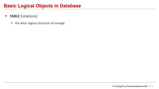 SQL [3] Database Objects смотреть онлайн