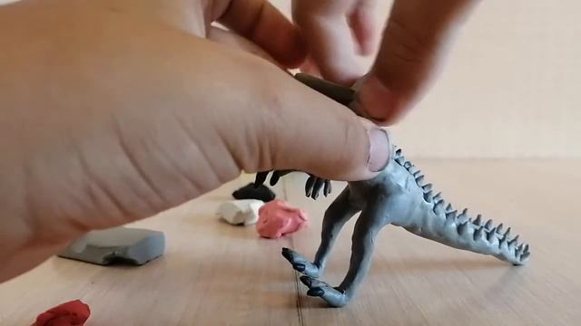 Как слепить ИНДОМИНУСА РЕКСА из пластилина смотреть онлайн