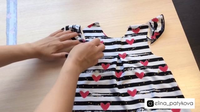 Как сшить трикотажное платье с крылышками смотреть онлайн