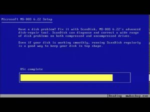 MS DOS Установка