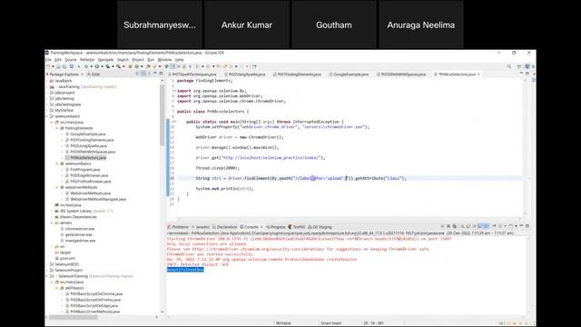 Selenium with Java Training - Class 17 - CssSelectors and FindElements Method