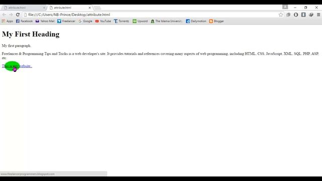 HTML5 Video Tutorial About HTML Attributes in Urdu/Hindi for beginners