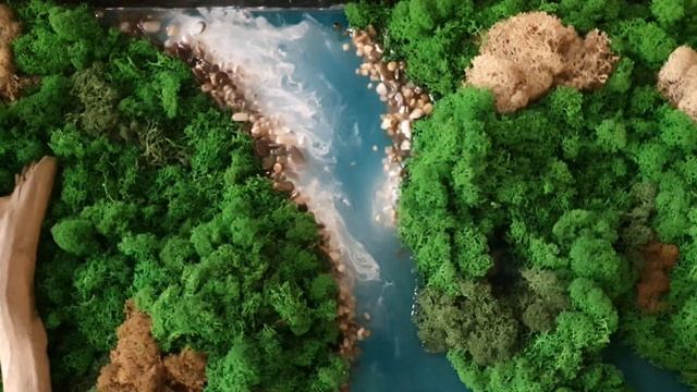 Фитокартина из стабилизированного мха. Фитокартина из мха и эпоксидной смолы. Красивая фитокартина