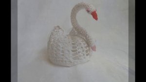 Łabędź na  szydełku/Crochet swan/Лебедь крючком