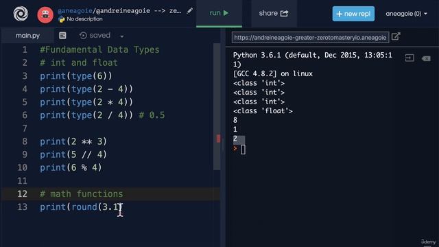 *New* Complete Python Course 2023 - Math Functions - G Tech Educate