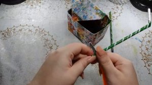 DIY. Вариант шкатулки из пакета сока с цветком из полимерной глины! Поделки своими руками!