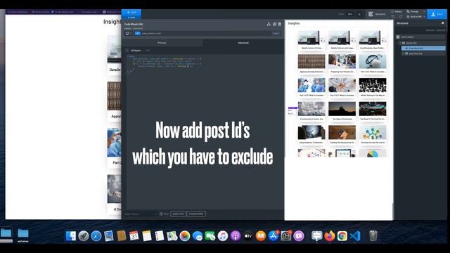 How to exclude specific post from oxygen builder by Post ID | Remove particular post from blog page