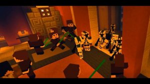 Марш Клонов в Minecraft