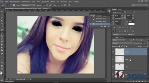 Как сделать черные глаза на фото с помощью фотошопа