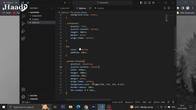 Building a Random Quotes Generator | HTML, CSS, JavaScript Project with API Integration
