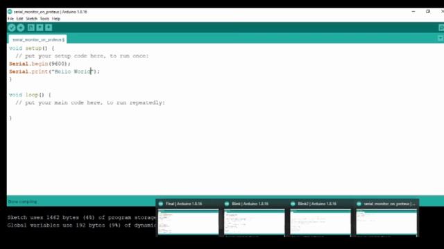 see output on Serial monitor in Proteus 8||#proteus #proteus8 смотреть онлайн