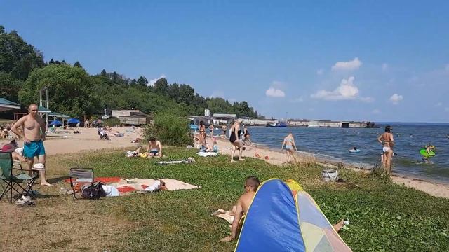 г.Юрьевец, Дата основания - 1225 г. Ремонт на ул.Набережная. Открываются прекрасные виды на Волгу.