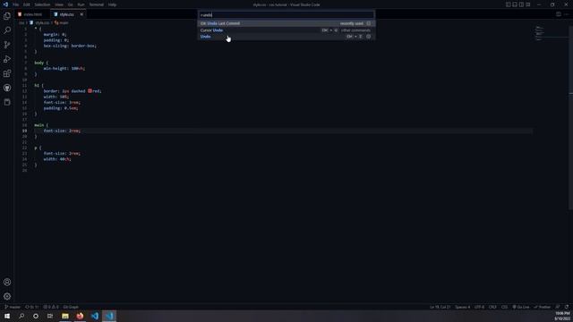 How to Undo Last Git Commit in VS Code | VS Code & GitHub #3 смотреть онлайн
