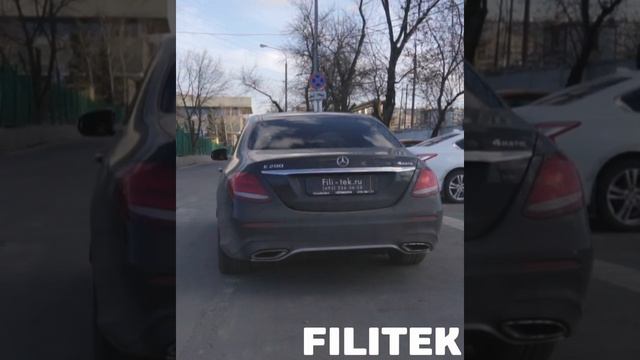 Выхлоп с регулировкой на Mercedes E200 W213