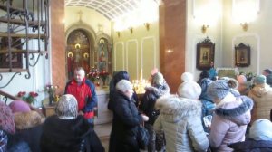 ПИТЕР..ЧАСОВНЯ КСЕНИИ БЛАЖЕННОЙ ВНУТРИ..МОЩИ КСЕНИИ БЛАЖЕННОЙ