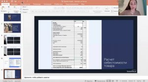 Урок 4  Расчет себестоимости товара