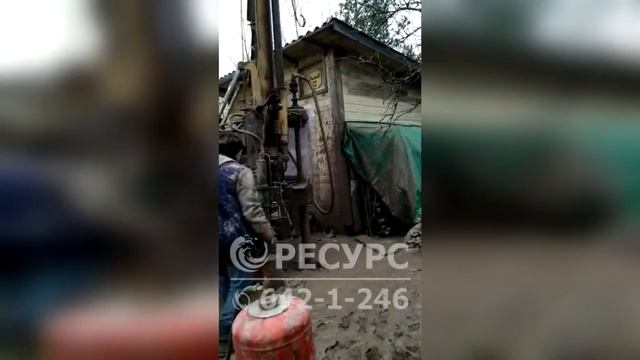 Бурение скважины в п. Ульяновка Тосненский район (ч.1)