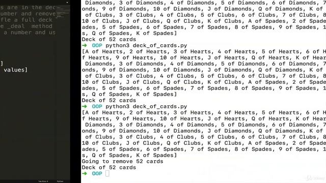 Deck of Cards Solution Deck Class in Python | Coding for Kids Python Learn to Code 50 Awesome Games смотреть онлайн