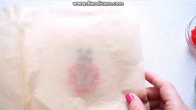 Божья коровка из термо - мозаики. смотреть онлайн