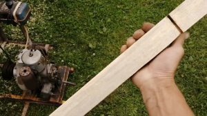 Строгальный станок с бензиновым двигателем