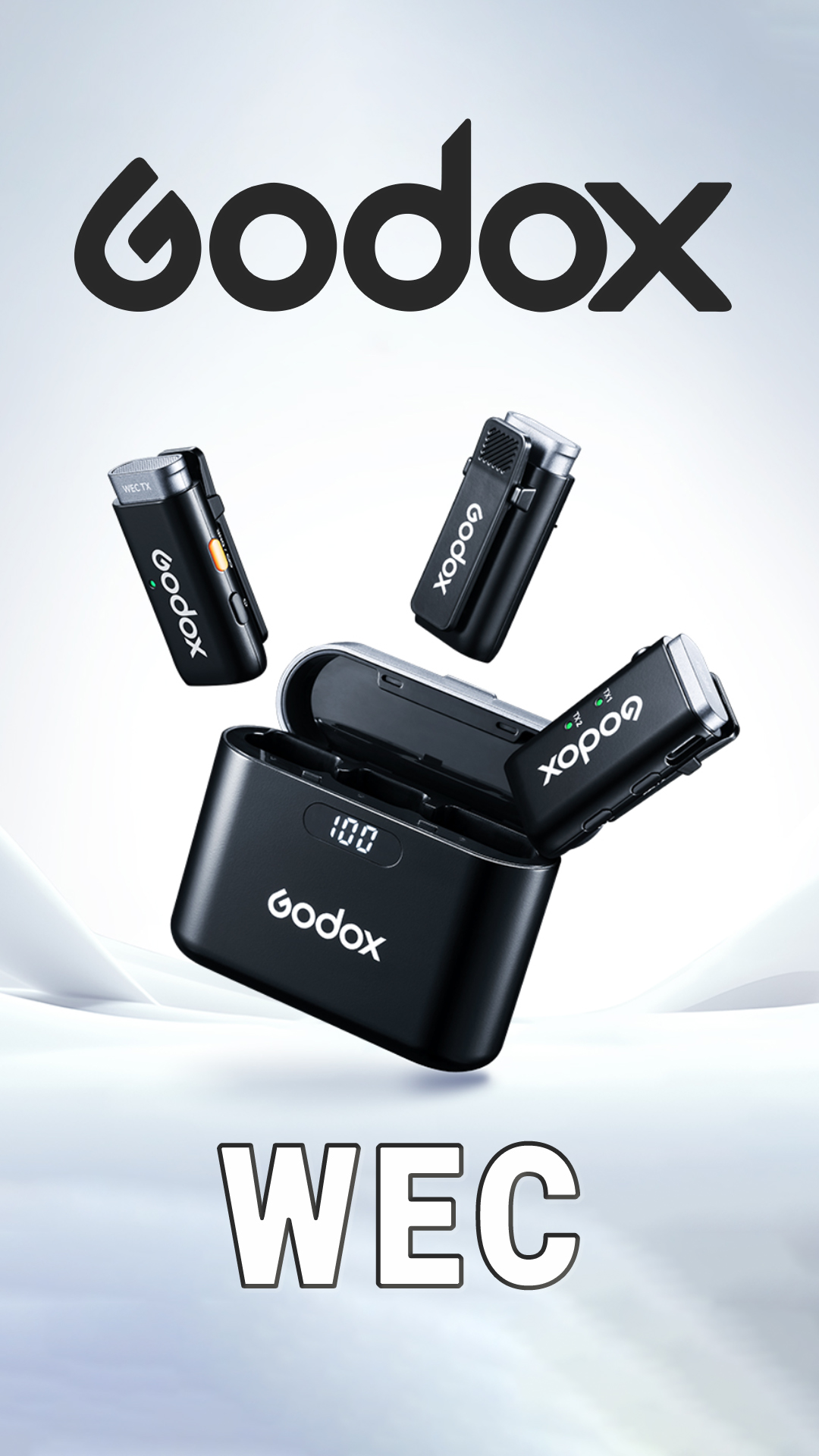 #GodoxWEC - новая компактная 2.4 ГГц двухканальная микрофонная система от GODOX