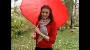 Зонт в виде сердца - оригинальный подарок на свадьбу