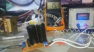 Проверка тока нагрузки трансформатора от музыкального центра