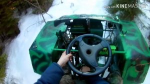 КАРАКАТ БОЛОТОХОД ЗИС-5.ВЫЕЗД НА БОЛОТА ПО НАСТУ ВЕСНОЙ.
