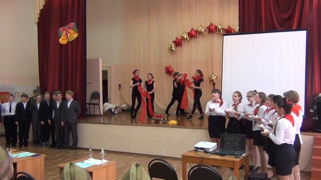 инсценирование военно-патриотической песни 2016. школа №63 смотреть онлайн