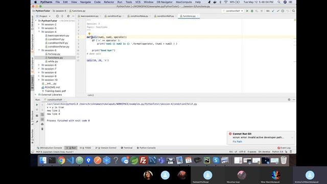 Python Tutor - If, elif, else & Function