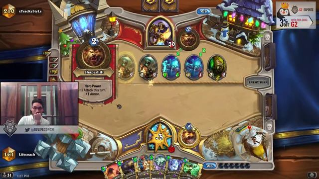 Hearthstone Game #7: Lifecoach playing Druid - S21