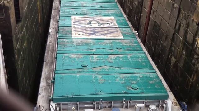 Шлюзование судна на Кременчугском шлюзе. Часть 1