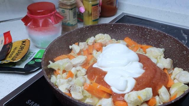 ЛАПША В СКОВОРОДКЕ ЗА 5 минут. ВКУСНО. БЫСТРО. ПРОСТО. Любимое блюдо моих детей!