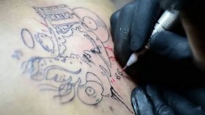 Авторская работа Клим Малышев студия "Art Tattoo" Мариуполь.