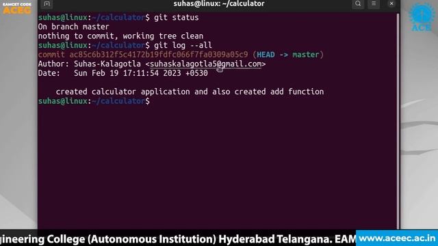 Practical Explanation of Git & Git Commands with Examples - Dept. Of CSE & CSE (IoT)