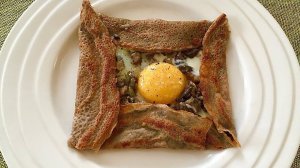 Гречневые галеты с грибами