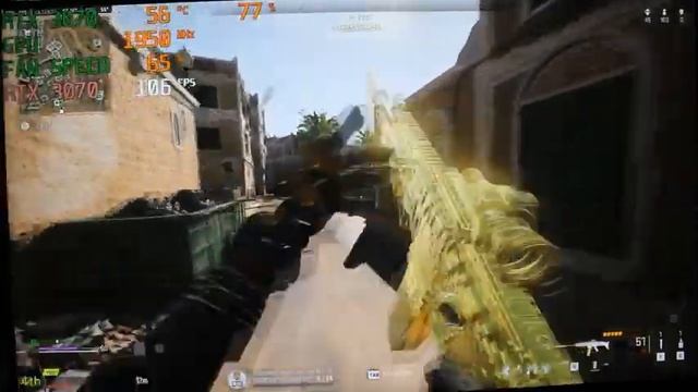 RTX 3070 Vision OC - COD Warzone 2.0 BENCHMARK (FPS & Temps)