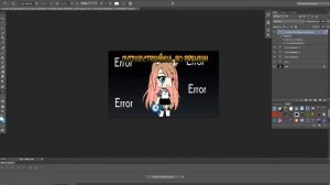Как я делаю обложку для Gacha life Процесс Фотошопа (Рукожопая Александра)