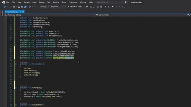 Simple Car Controller in Unity Tutorial