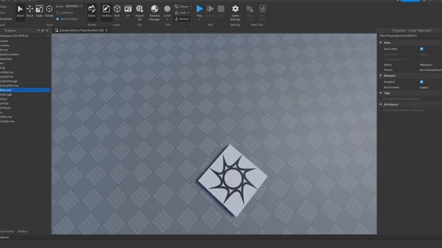 КАК СДЕЛАТЬ БЕЙДЖИК WELCOME  В РОБЛОКС СТУДИО ( ROBLOX STUDIO ) 2024 !? БЕЙДЖ ЗА ВХОД В ИГРУ