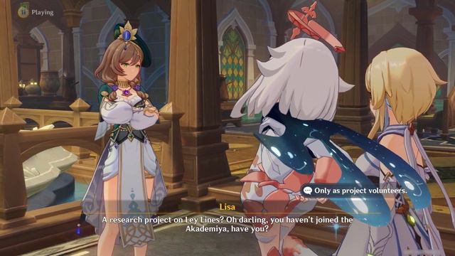 Second Blooming "Lisa's skin event" (Japanese dub/English sub) - Genshin Impact