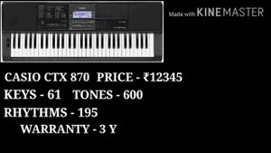 REVIEW OF CASIO CTX 870 | CASIO CTX ELECTRIC PIANO KEYBOARD |