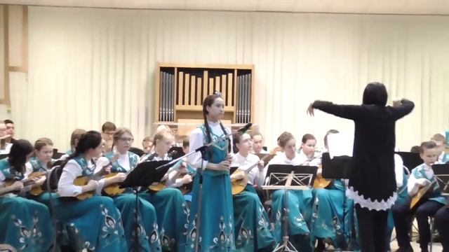 Оркестр народных инструментов г.Альметьевск - Шарафутдинов "Фантазия для курая с оркестром " смотреть онлайн