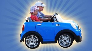 Дети катаются на детской машине МанкитуИгры # 22