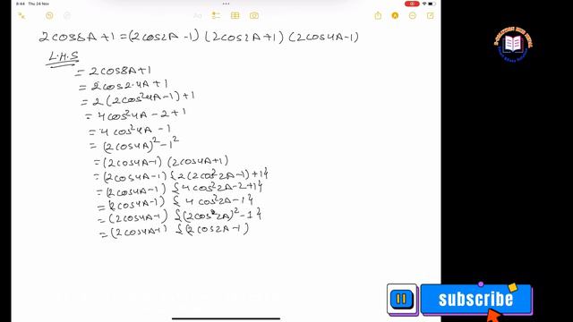Cot10-√3=4cos10 Solution смотреть онлайн