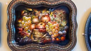 ЖОСТОВСКАЯ РОСПИСЬ. КАК РИСУЮТ и ЧТО ПОЛУЧАЕТСЯ.