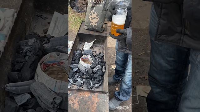 Как разжечь угли в мангале без розжига! супер способ! Справится даже ребёнок !!!???