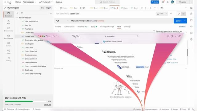 Postman. Создание коллекции авто-тестов API