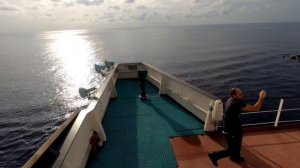 Посадка дрона DJI Mavic 2 на движущиеся судно. landing drone on moving vessel.